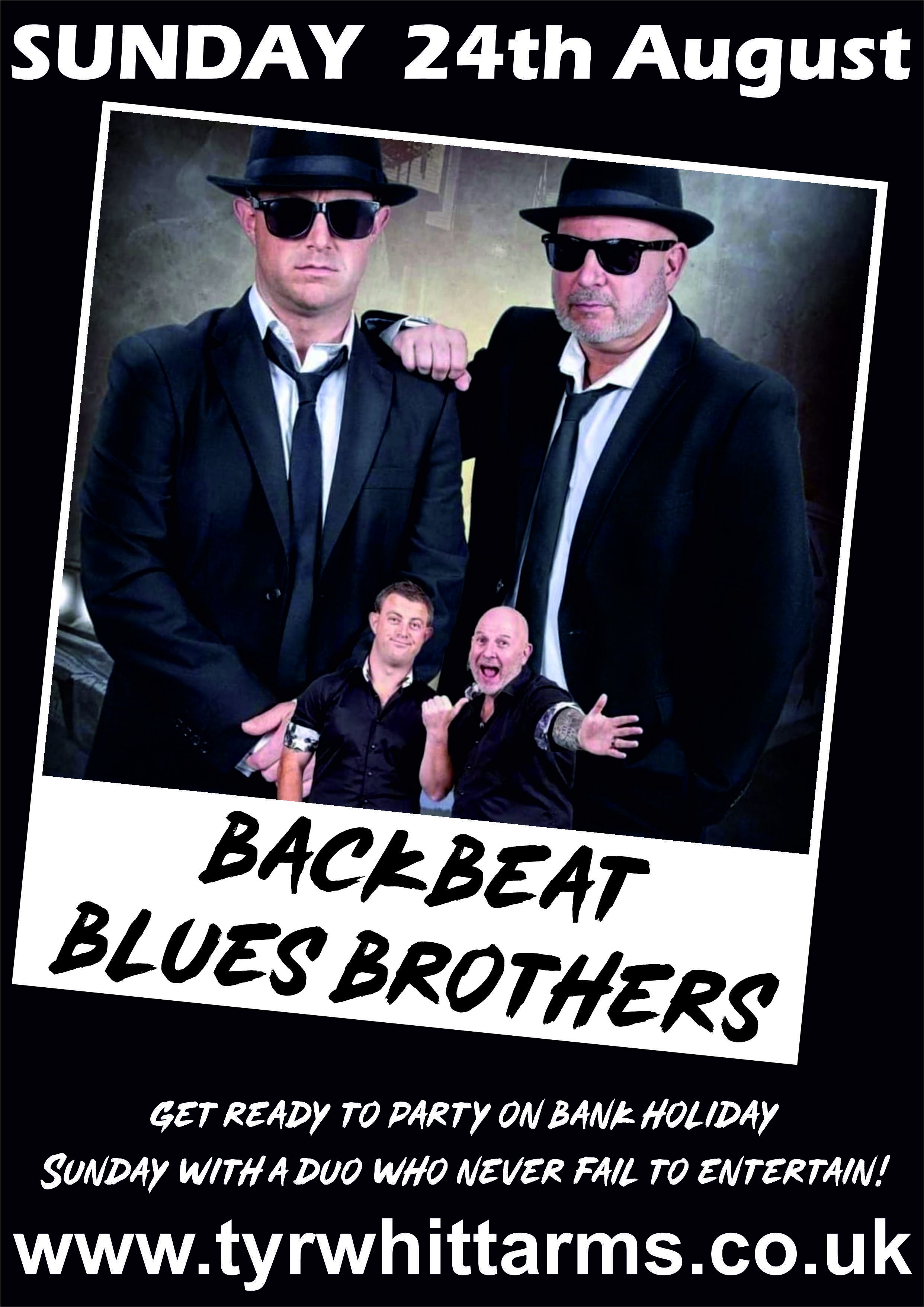 Live Entertainment with The Backstreet Blues Brothers