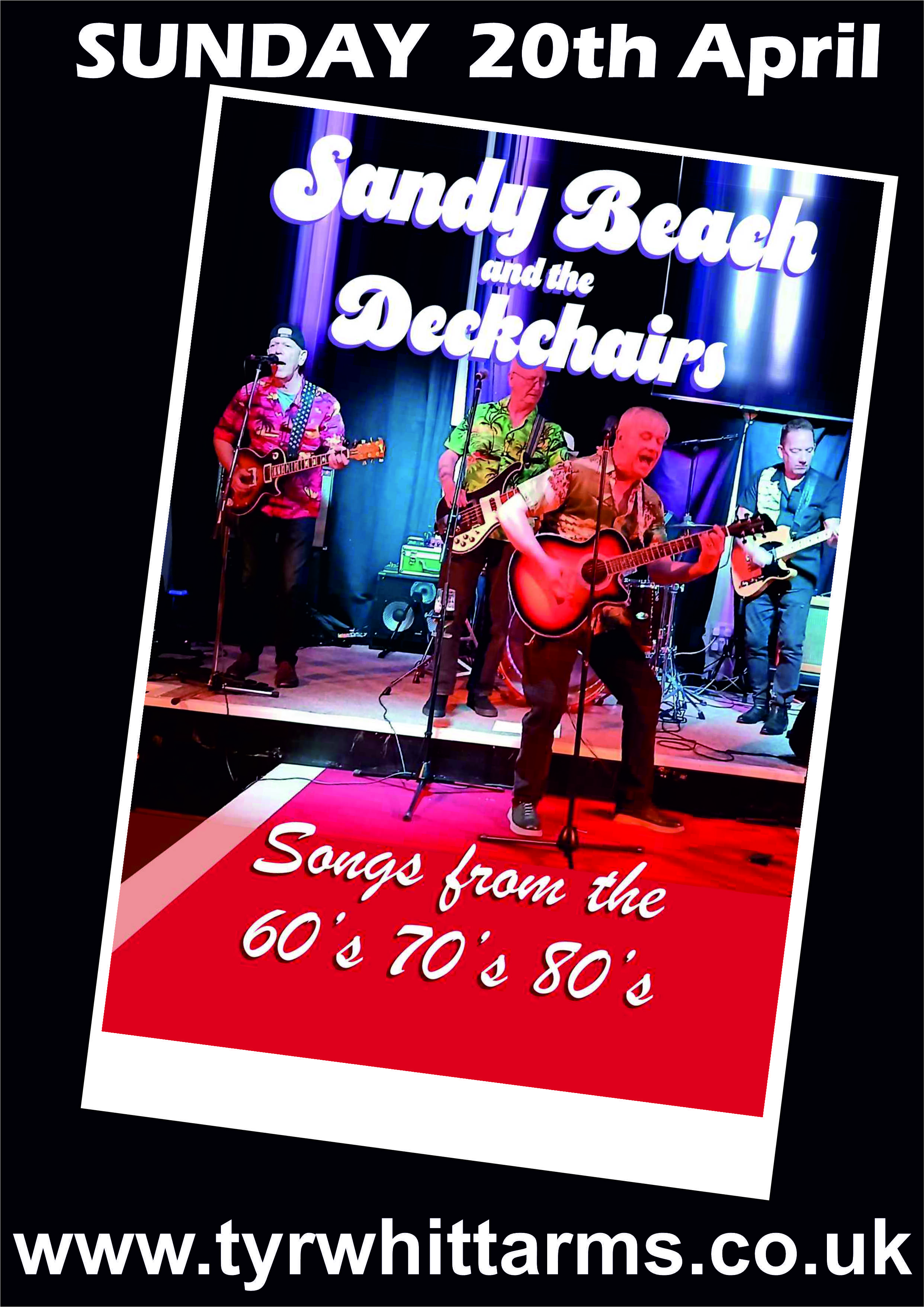 Live Entertainment with Sandy Beach & The Deckchairs